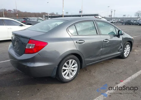 2012 Honda Civic Ex z USA, uszkodzony, nr VIN 2HGFB2F80CH329795